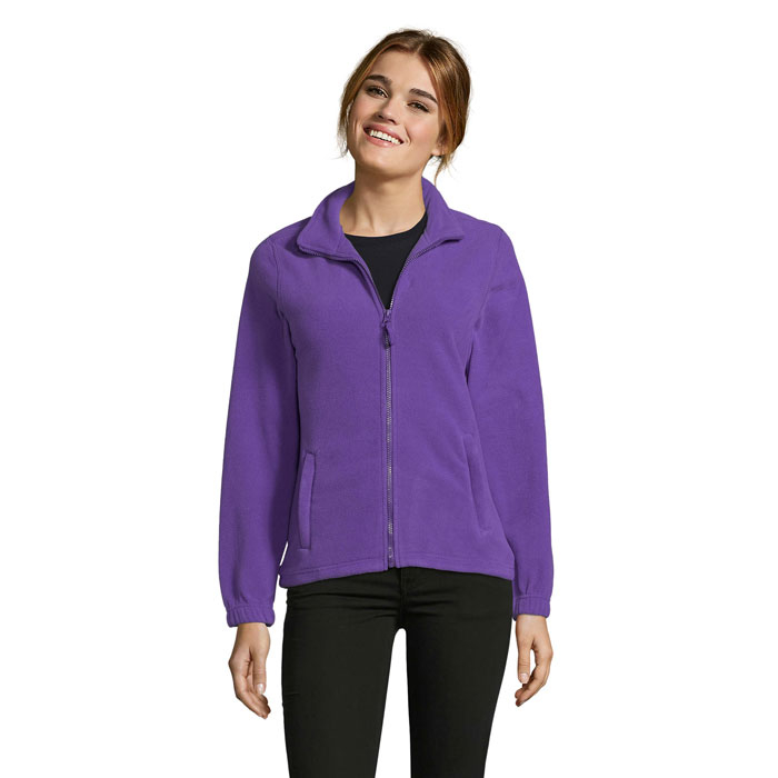Veste polaire promotionnelle femme NORTH Violet foncé